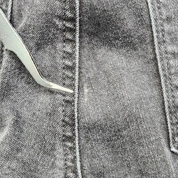 GAP 1969 Jeans Womens 26P Washed Black True Skinny Super High Rise Stretch Denim - Picture 5 of 15